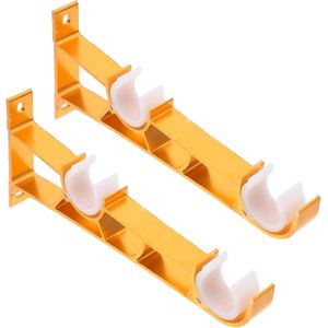 2pcs curtain rod bracket, thickened double rod bracket, suitable for modern home