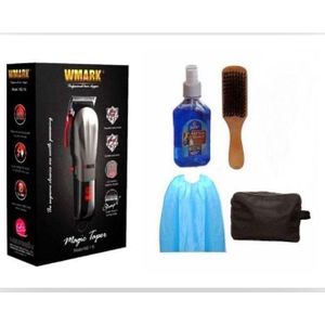 WMARK NG-115 Digital Professional Cordless Hair Clipper ,Trimmer And Barbing Kits (115)