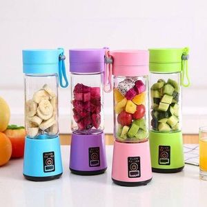 Portable USB Rechargeable Fruit Juicer (6 Blade).
