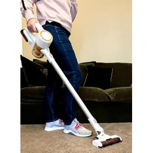 20V Cordless Stick Vacuum Cleaner Lightweight High-Suction with HEPA Filter