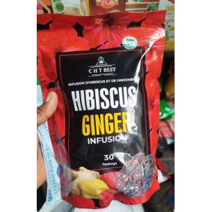 Cht Natural Hibiscus ginger infusion tea 