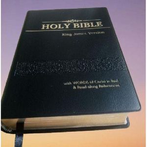 Holy Bible KJV Compact Reference,Easy to read,Concordance - Black Leather 