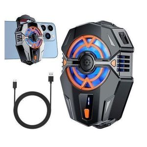 Mobile Phone Cooler LED Fan Magnetic Heat Sink (with Clip)