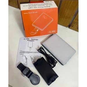 Led Rechargeable Clip-On Influencer Light with 60 High-Power, Featuring Front And Back Clips, Adjustable with 3 Lighting Modes, Suitable for Smartphones, Iphones, Android Devices, Ipads, And Laptops, Ideal for Makeup, Selfies