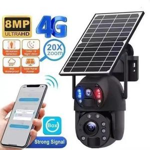 UBOX 20X Zoom 4G Dual lens PTZ Solar Security Camera