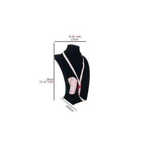 Clo Velvet Smooth Velvet Necklace Display Bust Stand Mannequin Jewelry Show