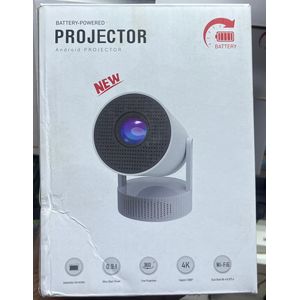 Projector Pro Rechargeable Projector 4k Android 11.0 Built-in Battery Bluetooth Speaker WIFI Auto Focus Keystone Screen Cast Free-Style for Outdoor and indoor Movie