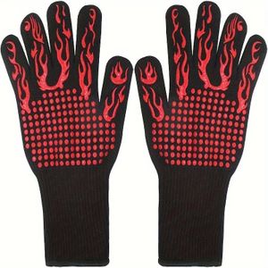 2pcs of Heat-Resistant Gloves for The Oven, Baking, Microwave, And Kitchen Use