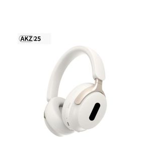 AKZ 25 MAX Headset - Wireless Over-Ear Noise Cancellation Headphones with Bluetooth 5.3, TF Card Slot, Built-in Mic, USB-C Charging, Comfortable Cushioned Ear Cups, Gaming Headphone - Compatible with Smartphones & Computers,  - Modern Headset ( Black ) 