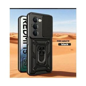 Defender back case for REDMi 15 4g- black