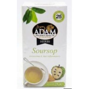 Adam Pure Soursop Tea - Natural Herbal Tea antioxidant 