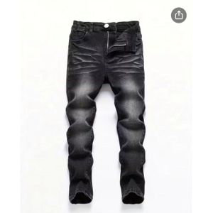 Luxury Non Fade Black Jean For Men