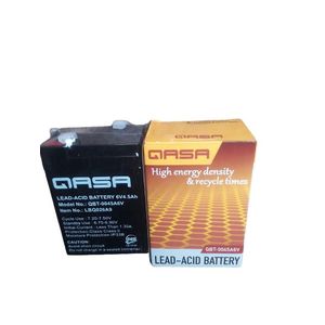 Qasa Rechargeable Fan And UPS Battery 6Volts 4.5ah