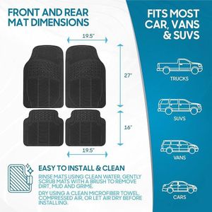 Quality 4 in 1 Car Mat Set