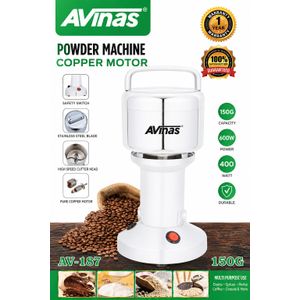 Powder Machine Copper Motor Grinder– (150g Capacity)