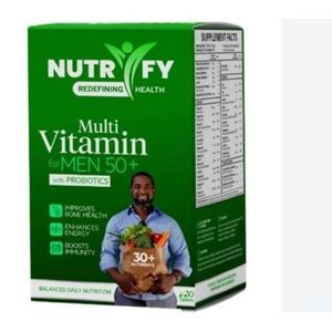 Nutrify Multivitamin For Men 50 Plus 50+ X 30 Tablets