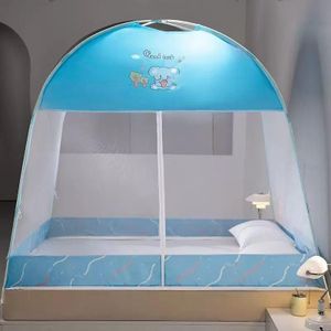 UPGRADED STYLE INSTALLATION FREE ADULT MOSQUITO NET 180x200 (6by6 FEET BED SIZE)