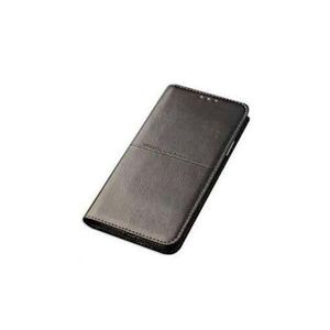 Leather Flip Case For Tecno Camon 40 Pro - Black