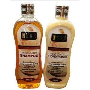 Elan Mentholated Hair Shampoo & Conditioner 500ml