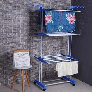 Foldable Three Layer Baby Clothes Dryer Rack Indoor/Outdoor - 3Layer/3Tier