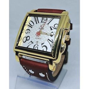 2026 Luxury Brown Men Leather Watch