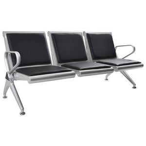 3 IN 1 Home & Office Leather Visitors Waiting Chair