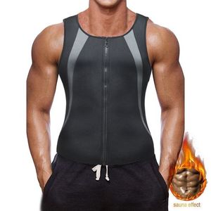 New Men's Belly Fat Burning Fitness Corset Vest-Black