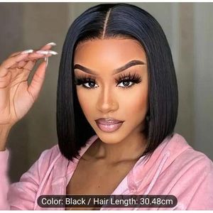 Bob Women's Black Short Straight Synthetic Wig