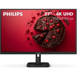 Philips 27E1N1800A 27" IPS 4K UHD (3840 x 2160) Monitor, Built-in Speakers, HDR 10, AMD FreeSync