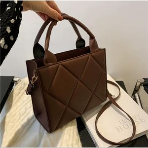 Premium Brown Ladies Handbag with Adjustable Strap