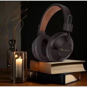 AKZ AKZ17 Headphone - Wireless Over-Ear Noise Cancellation Headphones with Bluetooth 5.3, TF Card Slot, Built-in Mic, Comfortable Cushioned Ear Cups, Gaming Headphone - Compatible with Smartphones & Computers.