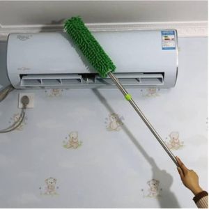  Extendable Microfiber Duster - Telescopic Long Handle Cleaning Brush For Ceiling Fan AC Cobweb Dust
