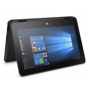 Hp  ProBook 11 X360-TOUCH-128GB SSD/8GB RAM-Intel CELERON QUAD CORE WIN10 Pro +Mouse