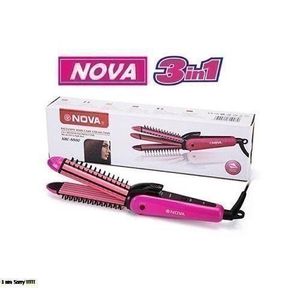 Nova 2 In 1 Hair Straightener And Curler-Brush
