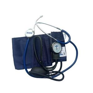 Aneroid Pocket Sphygmomanometer + Stethoscope BP Monitor