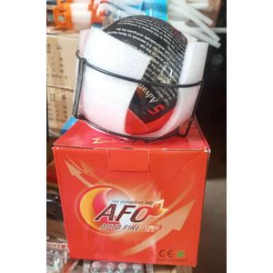 AFO (Auto Fire Off) brand fire extinguisher ball designed for automatic or manual fire suppression.