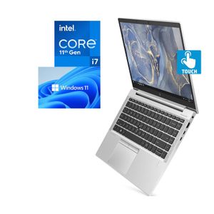 Hp EliteBook 830 G8 Laptop Intel Core i7 11th Gen 16GB RAM 512GB SSD- TOUCHSCREEN- 13.3" FHD Backlit Key/FP Reader/Face ID Windows 11 Pro+ Free Laptop Bag