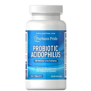 Puritan'S Pride Probiotic Acidophilus 100 Million, 100 Capsules