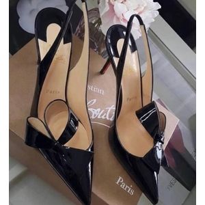 Women Court Stiletto Sandal Heels- Black