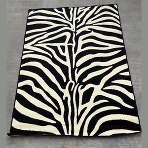 SHARE THIS PRODUCT    Center Rug Zebra Design - Black And White