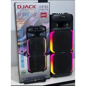 Djack DJ-8801 8" Wireless Speaker Super Digital Audio