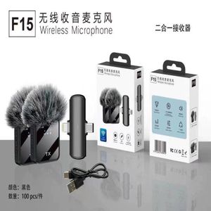 F15 2-in-1 Wireless  Microphone for Android Type-C & iPhone