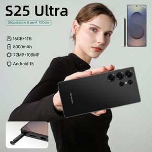 Doogee Local Stock-S25 Ultra,6GB RAM + 128GB ROM,8000mAh ultra-long battery life,7.3-inch punch-hole display,Rear 108MP + Front 72MP,Screen fingerprint + face unlock,Dual SIM + TF card expansion, Global 5G LTE smart phone, Black