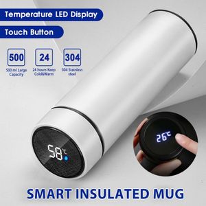 Stainless Steel Vacuum Flask Smart Kettle LCD Screen Display Temperature 