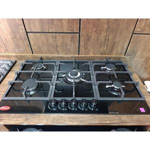 Kima X 5 Burner Built In Glass Gas Hob Stove-