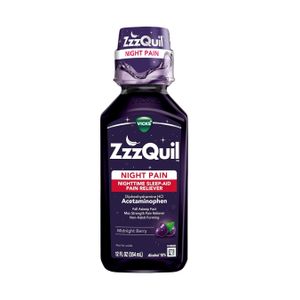 Vicks ZzzQuil Max Strength Sleep Aid Liquid – Midnight Berry, 354ml