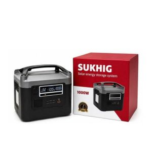 Power Station (solar Gen)With Lithium Battery and solar panel 1000w 