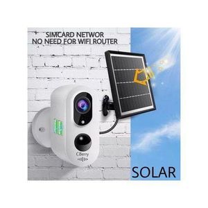 Solar Powered Indoor 4G Sim Card Cctv Wireless Camera 2.0MP.
