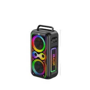 Genres zealot-PT21 200W Wireless Party Speaker – Powerful Stereo Sound, Deep Bass Subwoofer, TWS Pairing, Dynamic RGB Lights, Portable Outdoor Bluetooth Speaker