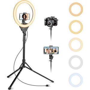 Rgb 10 Inches Makeup Light - Ringlight Selfie - Instagram - Ring Light With Stand